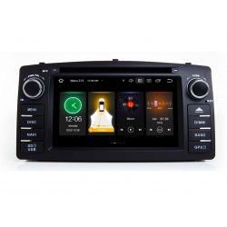 TOYOTA Corolla E120/E130 - МУЛТИМЕДИЯ / Навигация android 16 CPU: 8-CORE RAM: 4GB DVD + DSP + CARPLAY + ANDROID AUTO + SIM